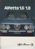 Alfa Alfetta Autoprospekte
