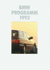 BMW Programm 1992 Autoprospekt brochure -237