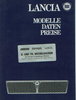 Lancia PKW  Programm  - Autoprospekt aus 1984