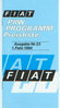 Fiat Programm Preisliste 1992 - 2580