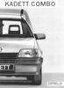 Opel Kadett Combo Prospekt brochure 1986 3829*