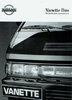 Nissan Vanette Bus Prospekt Technik 1- 1992 4016*