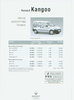 Renault Kangoo Preisliste März  1999 - 4492*