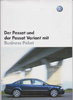 VW Passat mit Business Paket Prospekt 2003