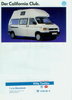 Autoprospekt: VW California Club 1991 - 9098