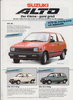 Suzuki Alto Autoprospekt 1984