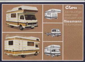 KFZ-Prospekt Niesmann Clou Wohnmobil KFZ-Prospekt Niesmann Clou Wohnmobil