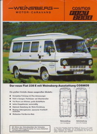 Wohnmobil Fiat 238 E Weinsberg Prospekt Histoquariat