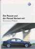 VW Passat Business Paket Prospekt 2002