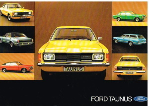 Ford Taunus 1 Knudsen Prospekt 1975 Histoquariat