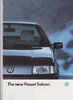 VW Passat Saloon - Prospekt englisch  1988