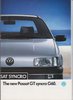 VW Passat GT syncro G60 Prospekt  englisch 1989