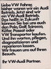 VW PKW Audi Programm  Prospekt  1975