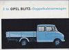 Opel Blitz schöner alter  Prospekt 1963