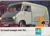 Opel Blitz LKW alter  Prospekt 1961