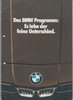 BMW Programm 1977 Autoprospekt gelocht