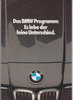 BMW Programm Prospekt 1981