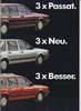 VW Passat Prospekt 80er Jahre TOP
