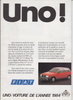 Prospekt Katalog Fiat Uno Frankreich 1984