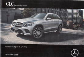 Preise Preisliste Mercedes Glc Juni 2015 Histoquariat