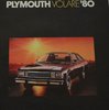 Plymouth Volare Prospekt 1980 englisch