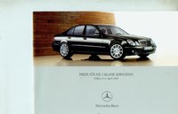 Mercedes Preislisten