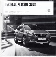 Peugeot 2008 Preislisten
