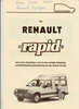 Autoprospekt Renault Rapid Combi Campingwagen
