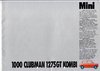 Autoprospekt Leyland Mini 1000 Clubman 1275 GT Kombi gelocht