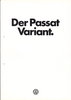 Autoprospekt VW Passat Variant 11 - 1973 gelocht
