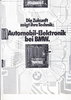Autoprospekt BMW Automobil-Elektronik 2- 1979