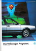 Autoprospekt VW PKW Programm 1 - 1987