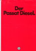 Autoprospekt VW Passat Diesel 8 - 1978