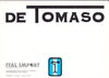 Autoprospekt De Tomaso Programm 1974