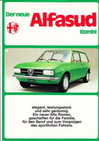 Alfa Alfasud Autoprospekte