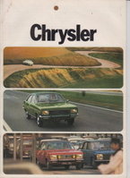 Chrysler Programm Autoprospekte