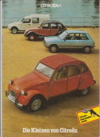 Citroen Programm Autoprospekte
