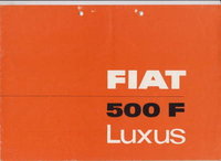 Fiat 500 Autoprospekte