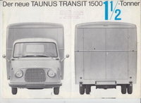 Ford Taunus Transit Autoprospekte