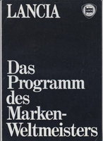 Lancia Programm Autoprospekte