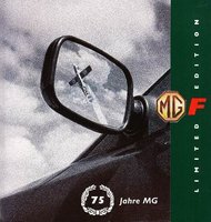 MG F Autoprospekte