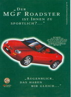 MG Programm Autoprospekte
