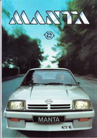 Opel Manta Autoprospekte