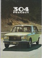 Peugeot 304 Autoprospekte