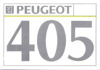 Peugeot 405 Autoprospekte