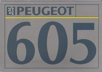 Peugeot 605 Autoprospekte