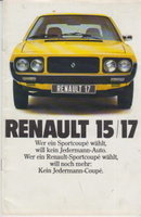 Renault 15 - 17 Autoprospekte