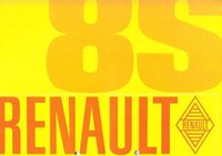 Renault 8 Autoprospekte