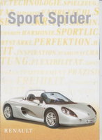 Renault Sport Spider Autoprospekte