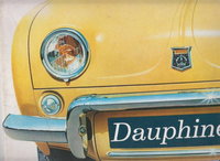 Renault Dauphine Autoprospekte